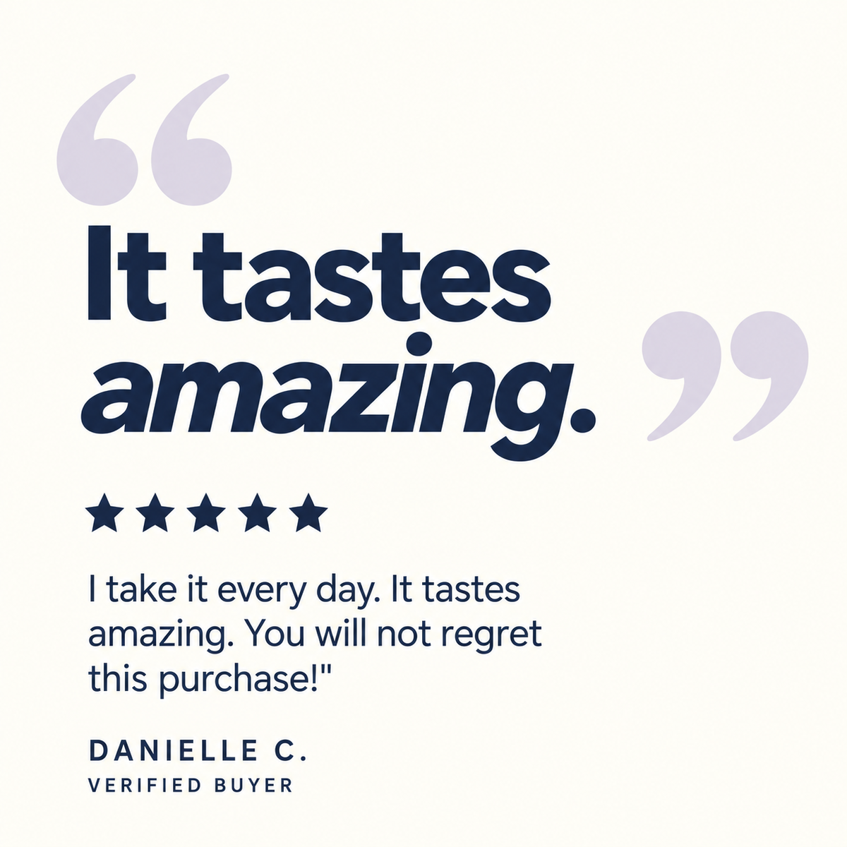 Five-star Defend tincture review from Danielle C.: I take it every day. It tastes amazing